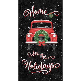 Home for the Holidays - Truck Black Panel