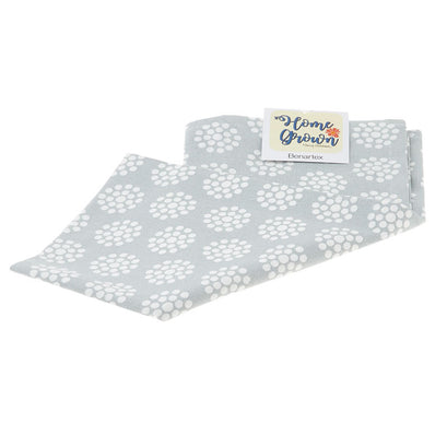 Home Grown Tea Towel - Dot Flowers Grey