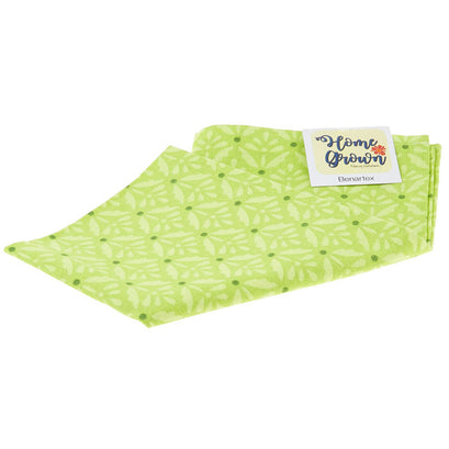 Home Grown Tea Towel - Flowers Green