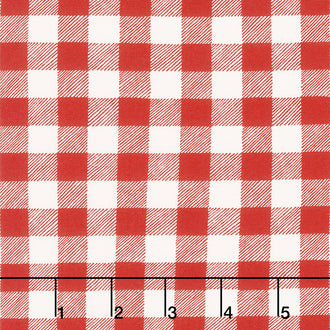 Homegrown Holidays - Buffalo Plaid Red White Yardage