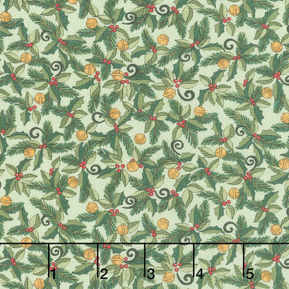 Homegrown Holidays - Holiday Greenery Evergreen Yardage