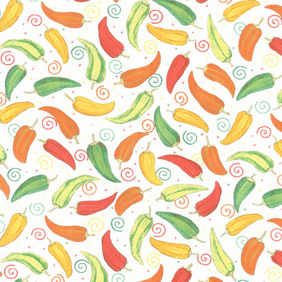 Homegrown Salsa - Pepper Party Salt Yardage