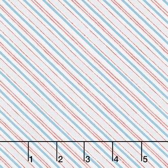 Homemade Happiness - Diagonal Stripe Cream Yardage