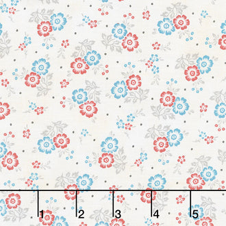 Homemade Happiness - Floral Allover Cream Yardage