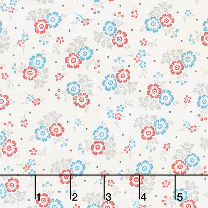 Homemade Happiness - Floral Allover Cream Yardage