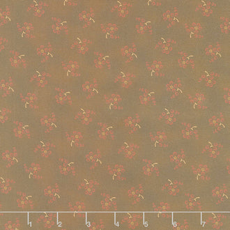 Homestead Harvest - Flowers Brown Yardage