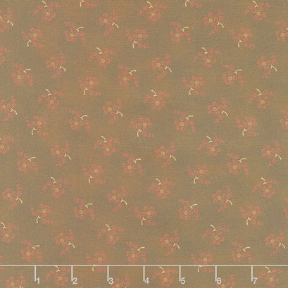 Homestead Harvest - Flowers Brown Yardage