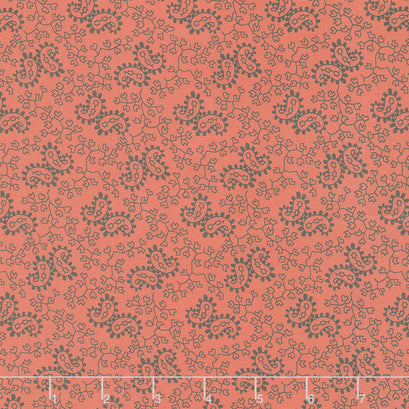 Homestead Harvest - Paisley Red Yardage