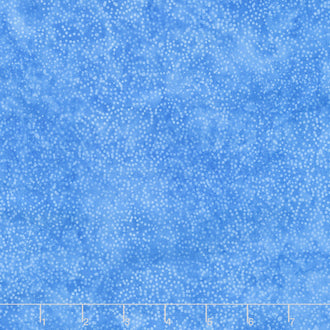 Honey Blue Batiks - Dot Floral French Blue Yardage