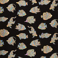 Hooked On Fish - Something Fishy Black Metallic Yardage