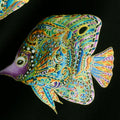 Hooked On Fish - Something Fishy Black Metallic Yardage