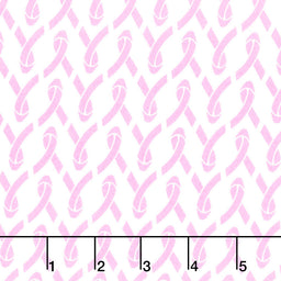Hope & Heart Batiks - Directional Ribbons White Yardage