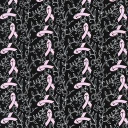Hope & Heart Batiks - Ribbon Vine Black Yardage Primary Image