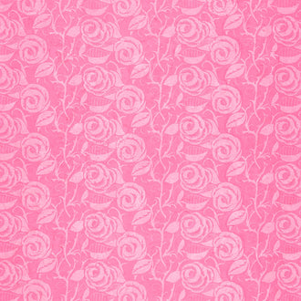Hope & Heart Batiks - Roses and Leaves Geranium Yardage