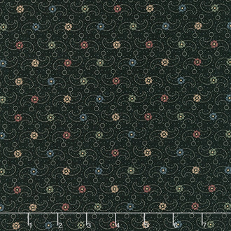 Hope Blooms - Wind Swept Midnight Yardage
