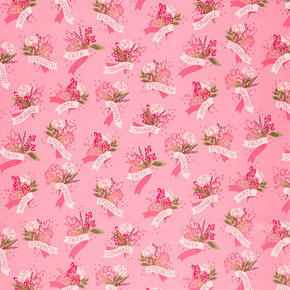 Hope in Bloom - Main Pink Yardage
