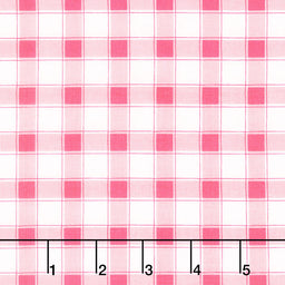 Hope in Bloom - Plaid Hotpink Yardage Primary Image