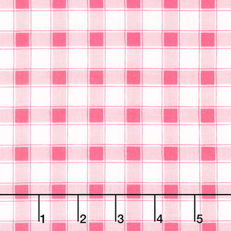 Hope in Bloom - Plaid Hotpink Yardage