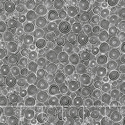 Hopscotch - Intertwining Puddles Zebra Yardage