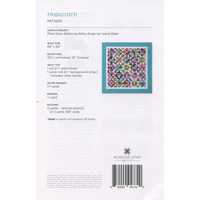Hopscotch Quilt Pattern by Missouri Star