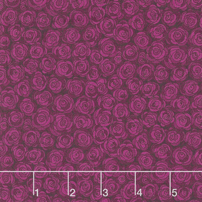 Hopscotch - Rose Petals Jacaranda Yardage