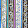 Horsen Around - Mane Swirl Stripe Multi Metallic Yardage