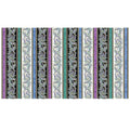 Horsen Around - Mane Swirl Stripe Multi Metallic Yardage