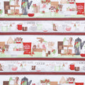 Hot Cocoa Bar - Repeating Stripe Multi Yardage Primary Image