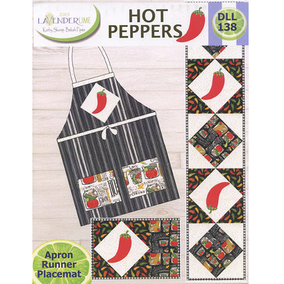 Hot Peppers Apron, Runner & Placemat Patten