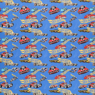 Hot Wheels Classic - Car Toss Blue Yardage