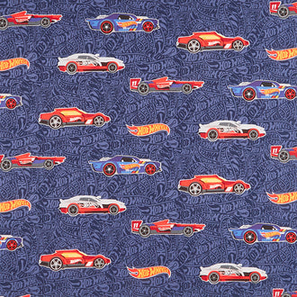 Hot Wheels - Main Navy Yardage