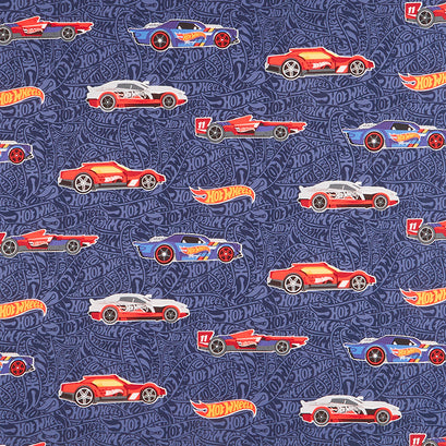 Hot Wheels - Main Navy Yardage