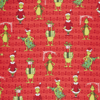 How the Grinch Stole Christmas - Grinch Red Yardage