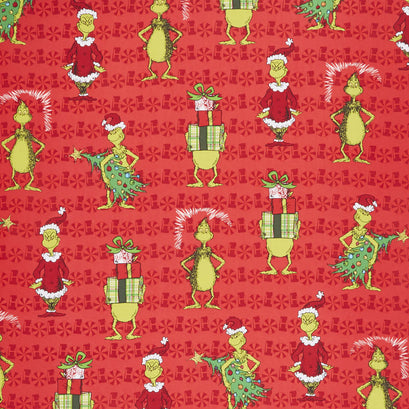 How the Grinch Stole Christmas - Grinch Red Yardage