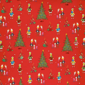 How the Grinch Stole Christmas - Holiday Red Yardage