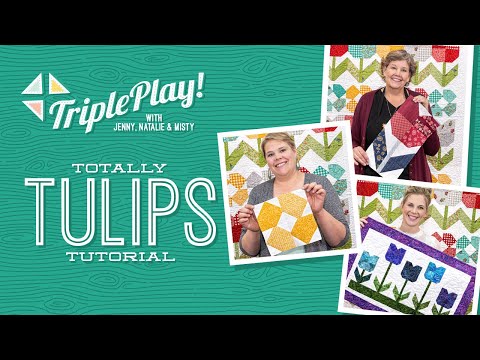 Digital Download - Tulip Time Table Runner Pattern by Missouri Star