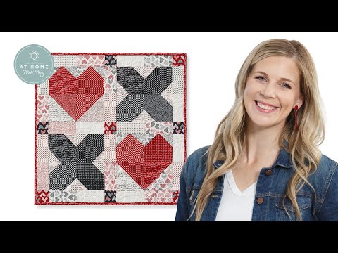 Digital Download - Hearts and Kisses Table Topper Pattern by Missouri Star