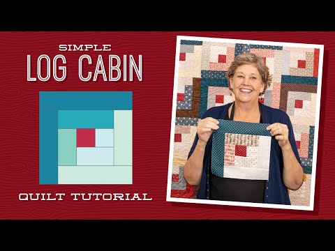 Digital Download - Simple Log Cabin Quilt Pattern by Missouri Star