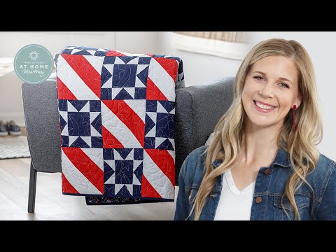 Digital Download - Sawtooth Stars and Stripes Quilt Pattern by Missouri Star