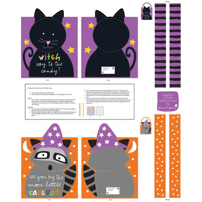 Huggable & Lovable Books - Halloween Treat Bags Panel