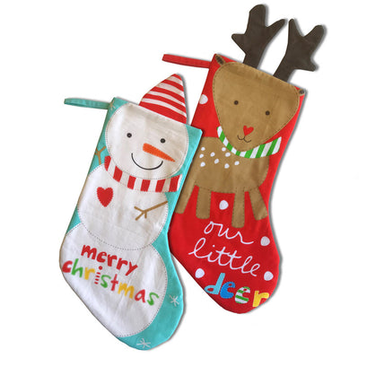 Huggable & Lovable Books - Holiday Stockings Panel