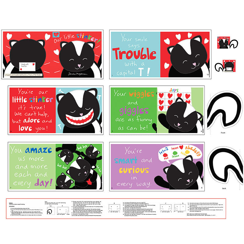 Huggable & Lovable Books - Our Little Stinker Skunk Multi Book Panel Alternative View #1
