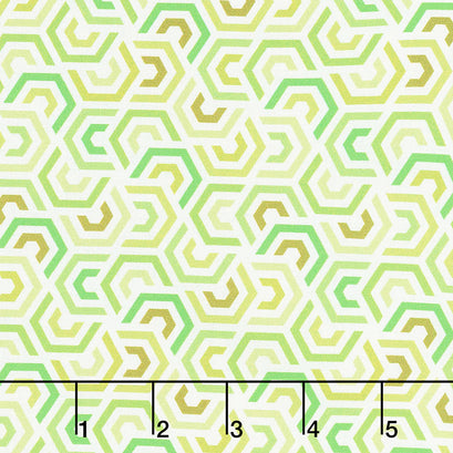 Hummingbird Lane - Geo Green Yardage