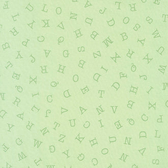 Hungry Animal Alphabet - ABC Toss Celery Yardage
