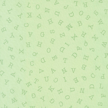 Hungry Animal Alphabet - ABC Toss Celery Yardage