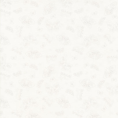 Hush Hush - Flutter White Yardage