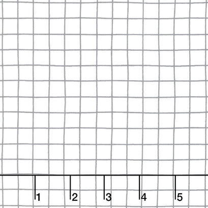 Hush Hush - Gridlock White Yardage