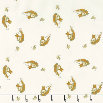 Hushabye Hollow - Fox & Lute Cloud Brushed Cotton Yardage