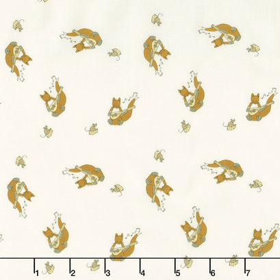Hushabye Hollow - Fox & Lute Cloud Brushed Cotton Yardage
