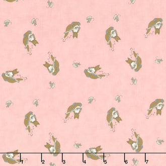 Hushabye Hollow - Fox & Lute Sweet Cheeks Brushed Cotton Yardage